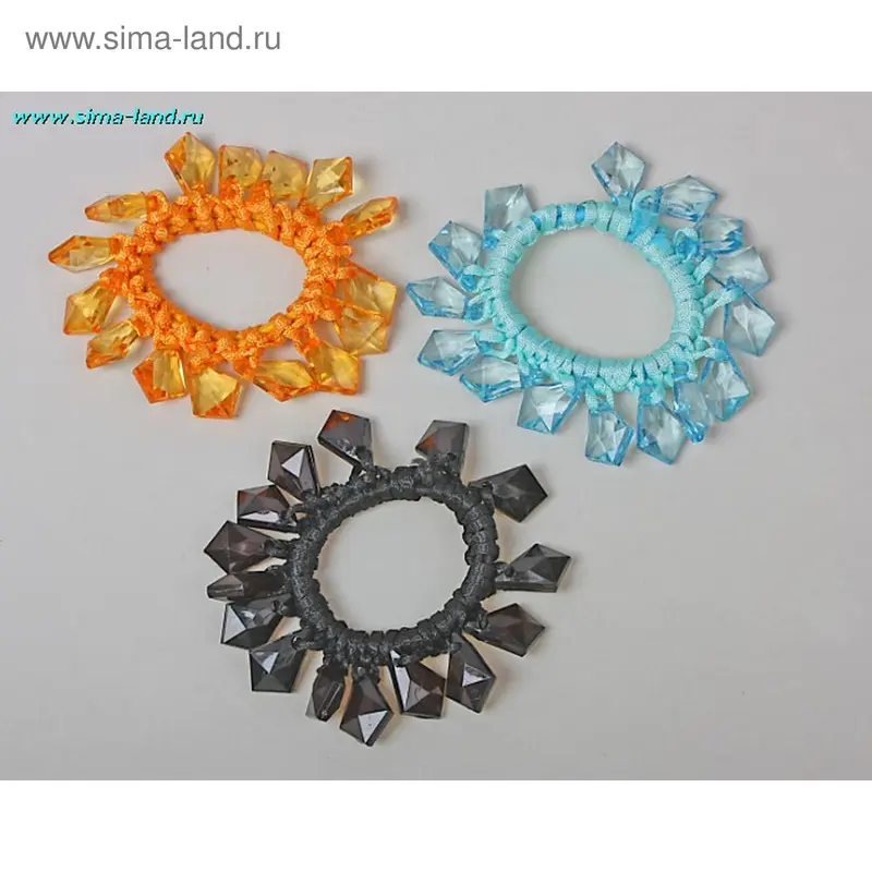 резинка для волос Космея кристалл