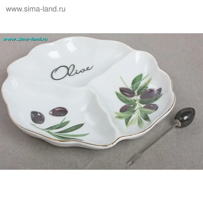 Блюдо + вилочка
