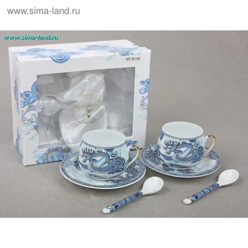 Набор чайный на 2 персоны (6 предметов)