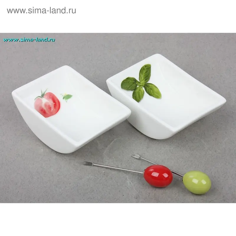 Блюдо для оливок + вилочки