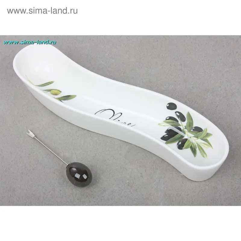 Блюдо для оливок + вилочка