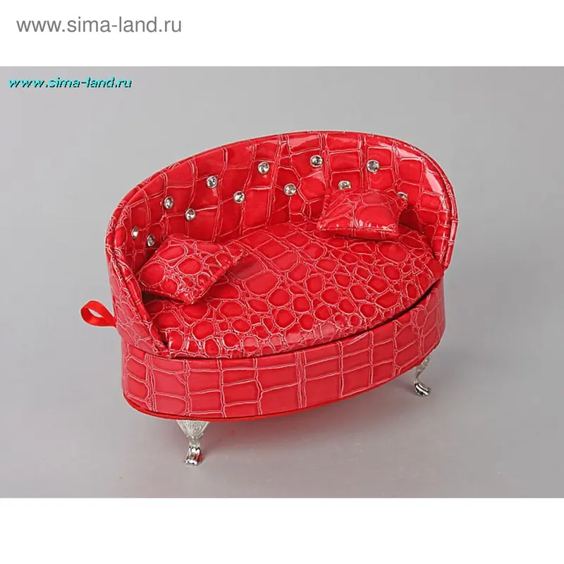 шкатулка кожзам канапе алое