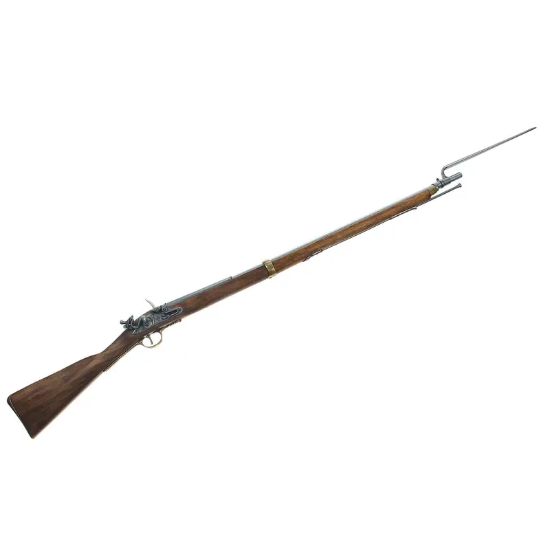 Макет англ. кремневого ружья, 75 мм, 1799 г., "Brown Bess", 19 × 149 × 190 см