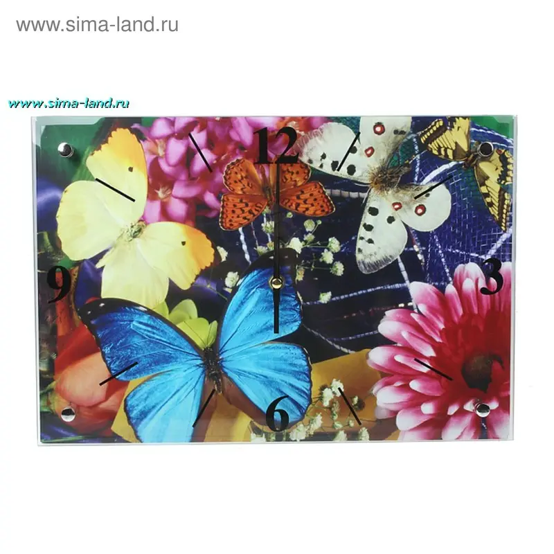 Часы настенные "Бабочки"
