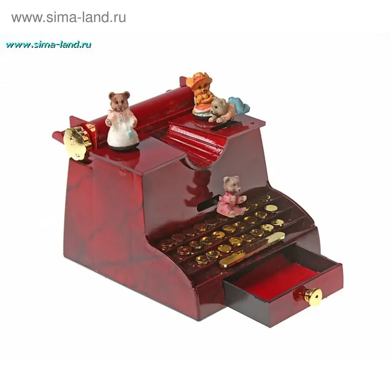 шкатулка музык механическая печатная