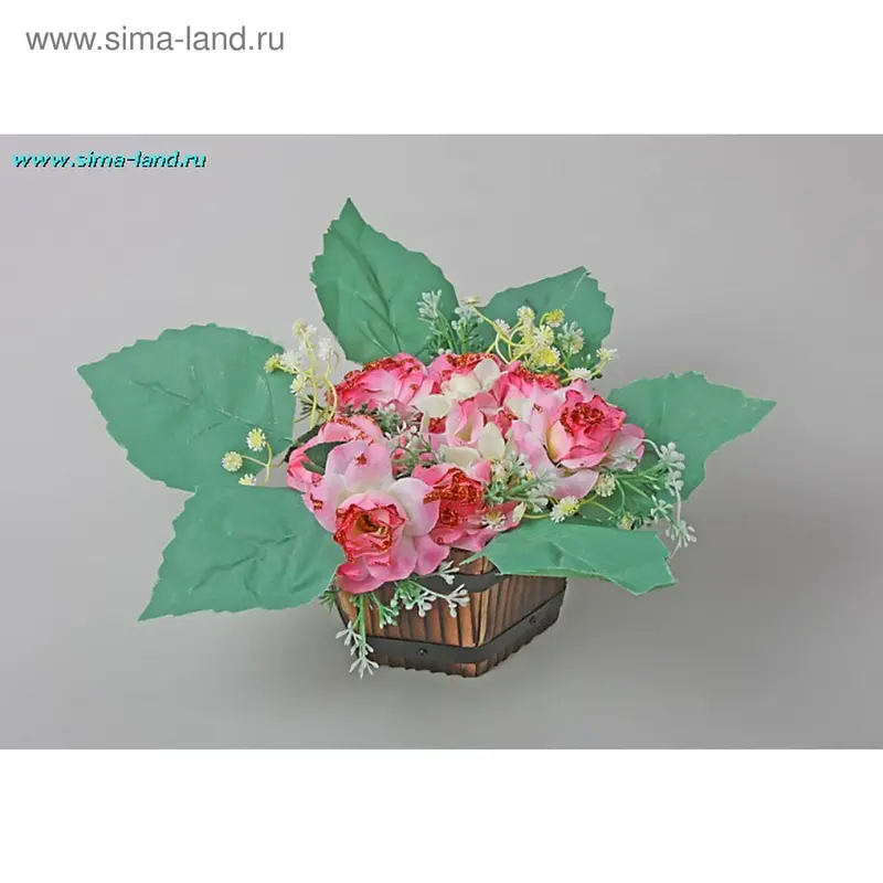 композиция розы сахарные