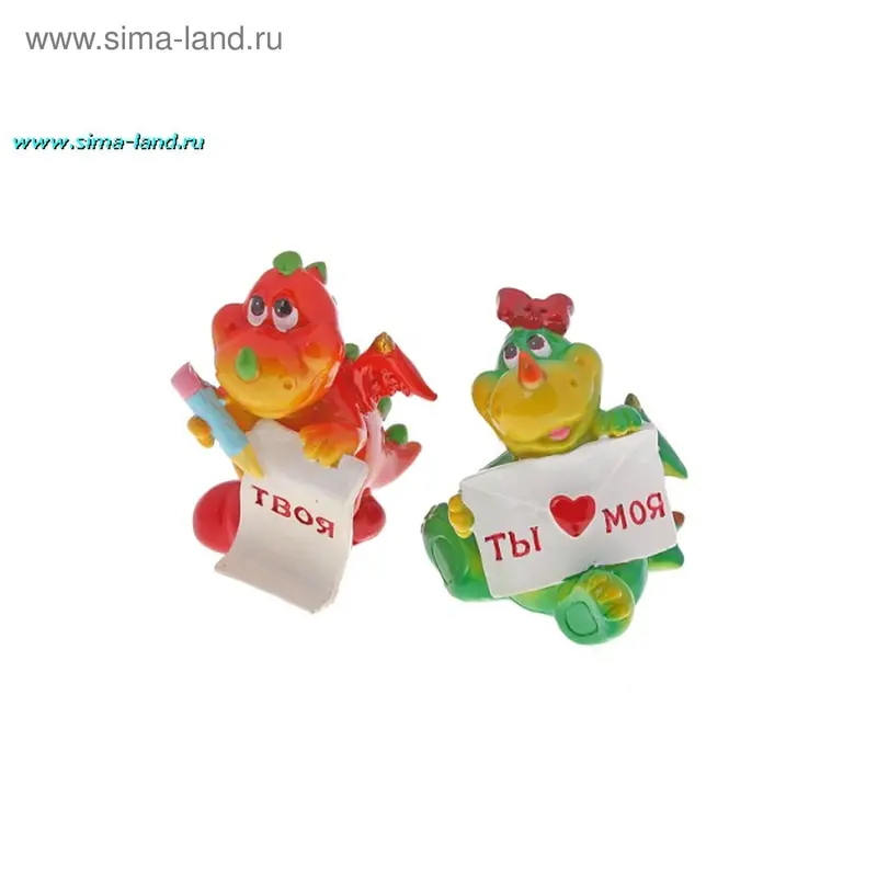 полистоун дракоша "пишите письма любимым"