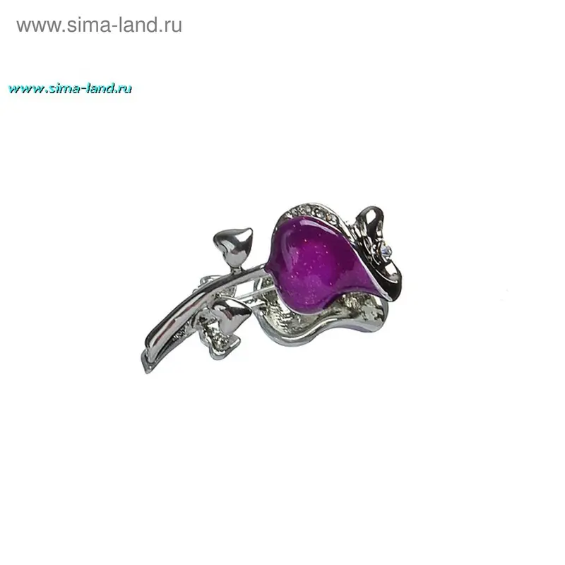 Брошь Витраж «Тюльпан»
