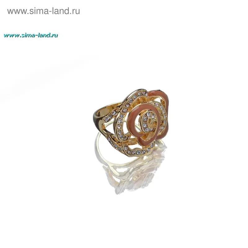 Кольцо «Чайная роза»