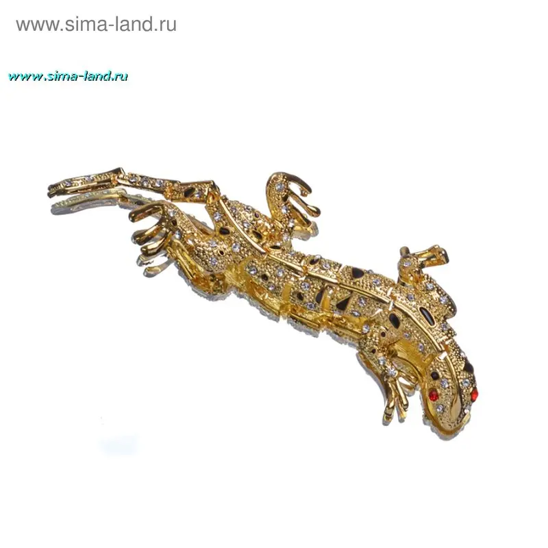 Брошь ШИК люкс «Ящерица»