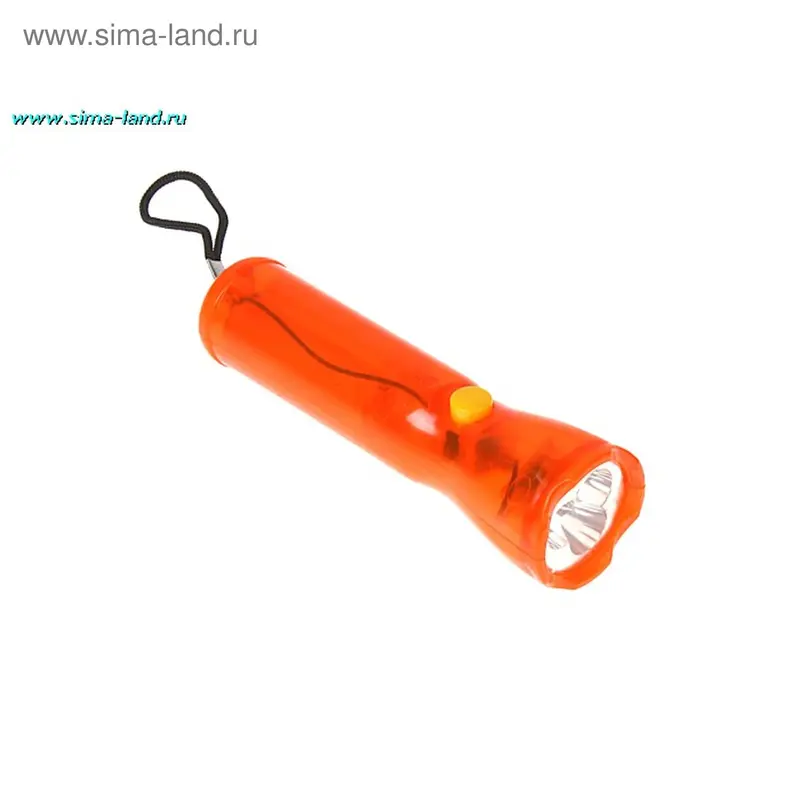 Фонарик классический, рассеиватель цветком (3 диода)