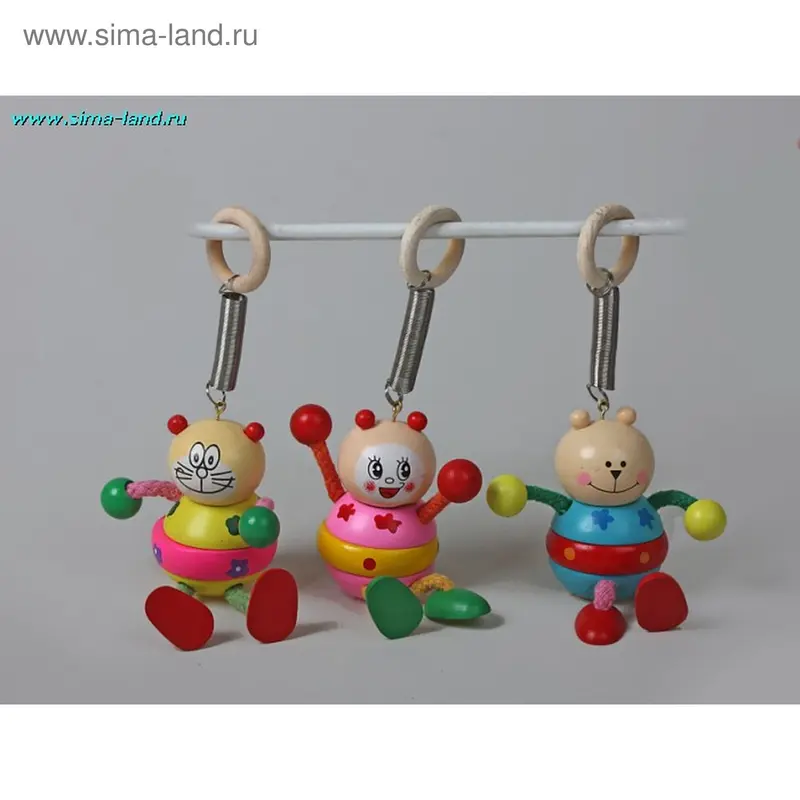 Прыгунки на пружинке "Животные", цвета микс