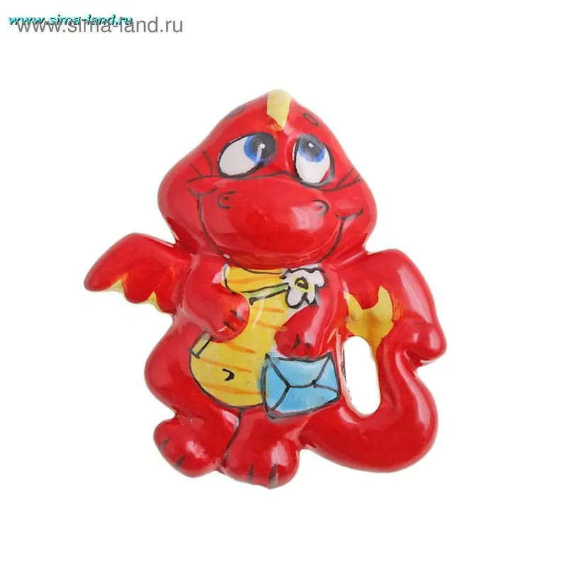 магнит керамика дракончик с письмом