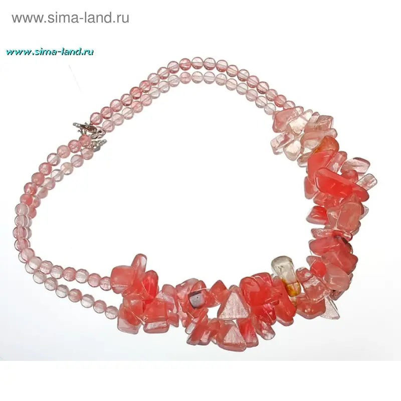 Колье волосатик иголки, под кварц