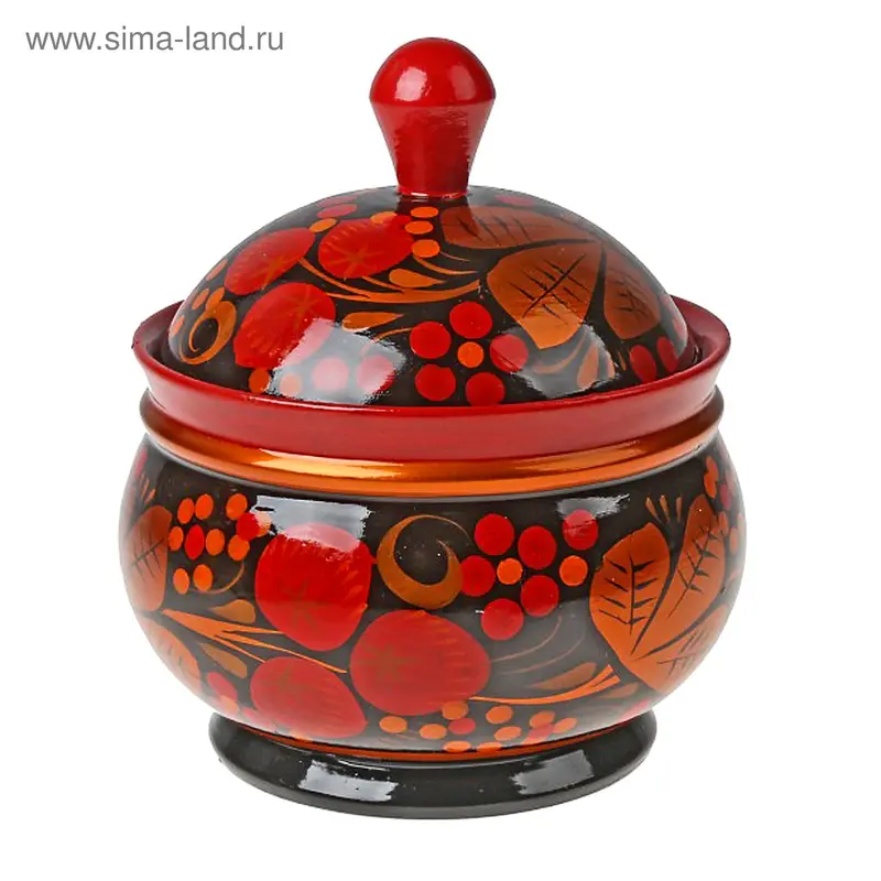 Хохлома, сахарница
