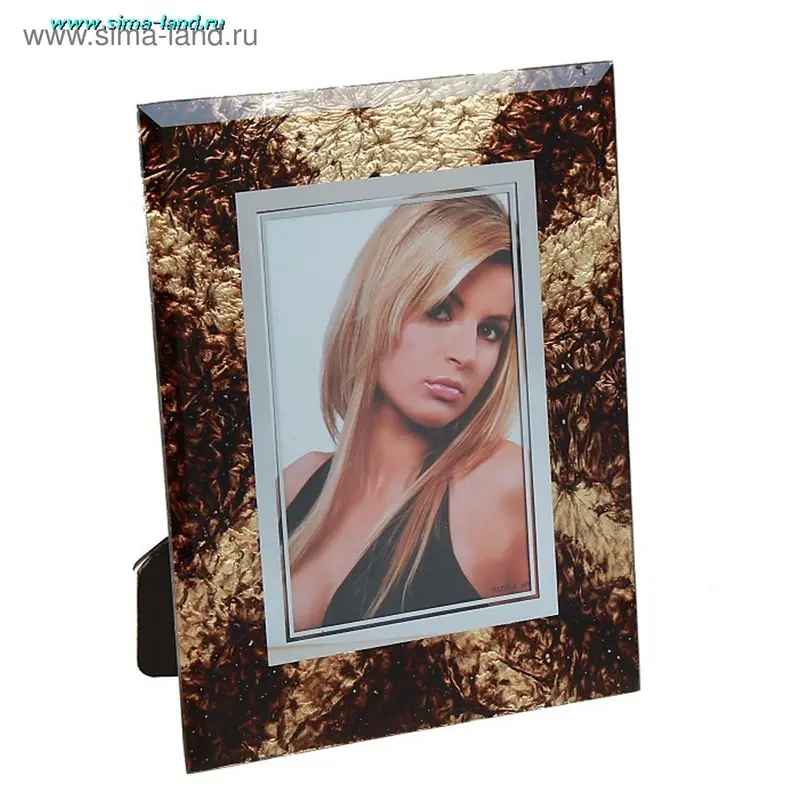 рамка д/фото стекло сияние самородка 10*15 см