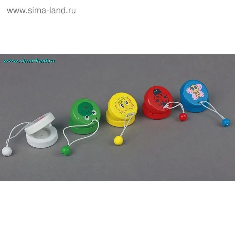 игрушка муз кастаньет звери и насекомые цвета микс