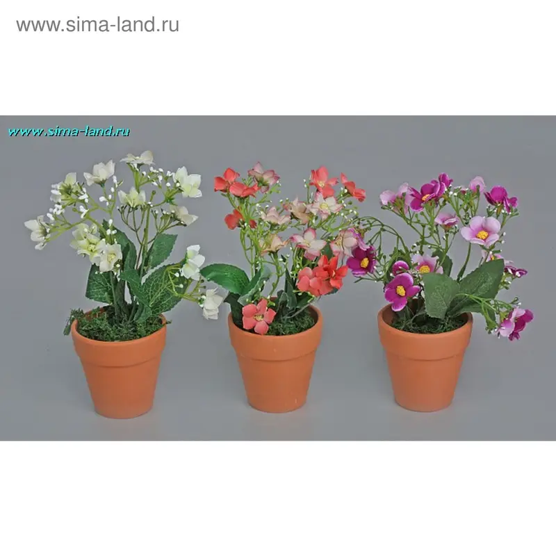 композиция мини цветочки 23 см