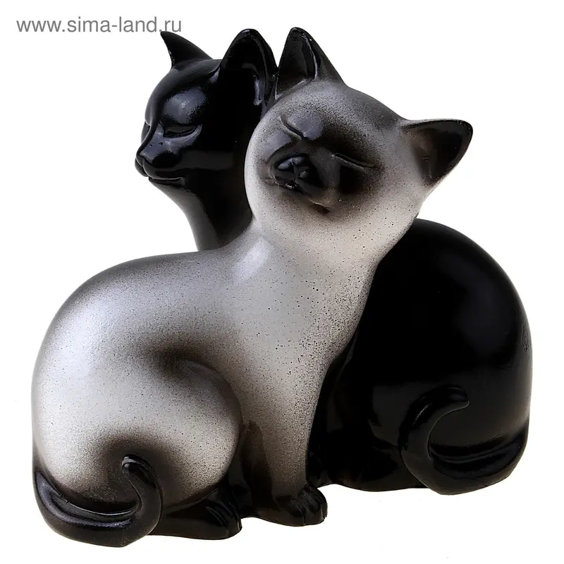 Фигура "Кот и кошка №5" 10х11х5см
