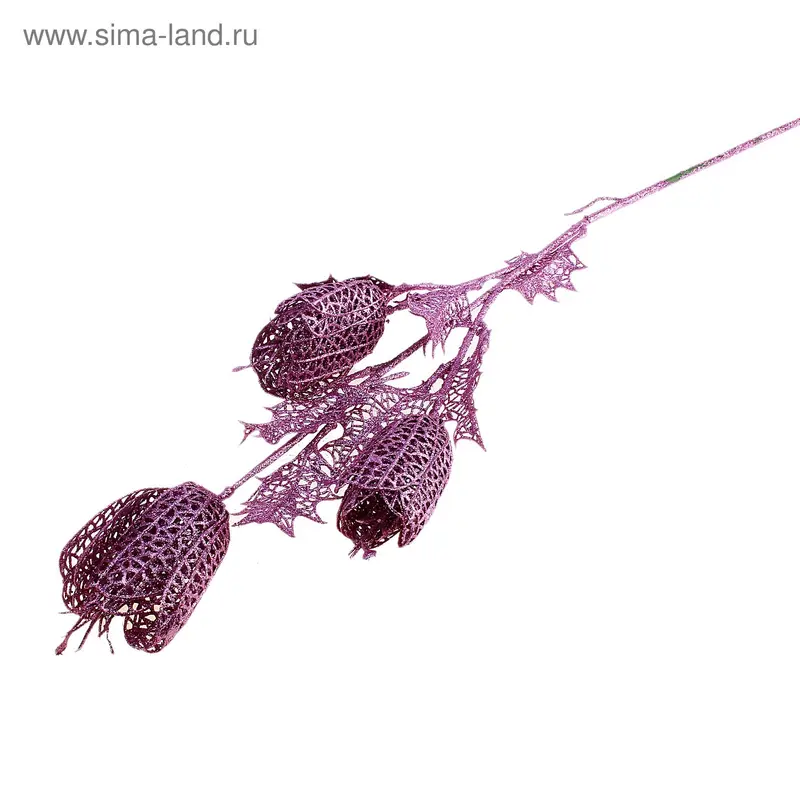 цветы искусственные тюльпан резной 80 см d-5.h-9