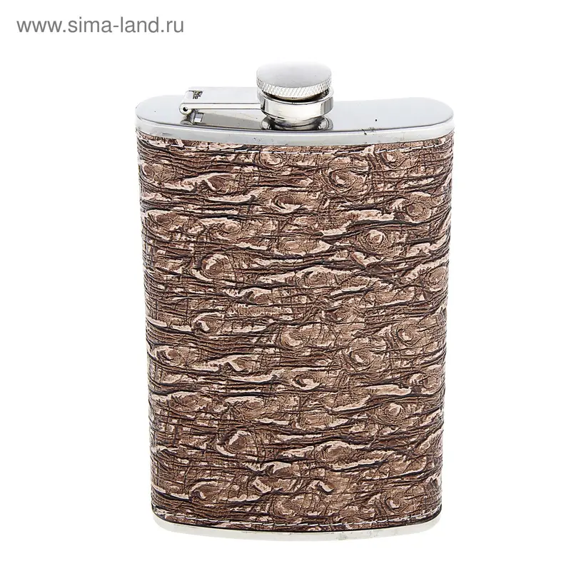 Фляжка 300 мл, коричневая пробка