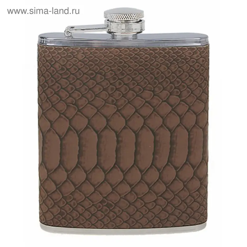 Фляжка 7oz "Коричневая анаконда"