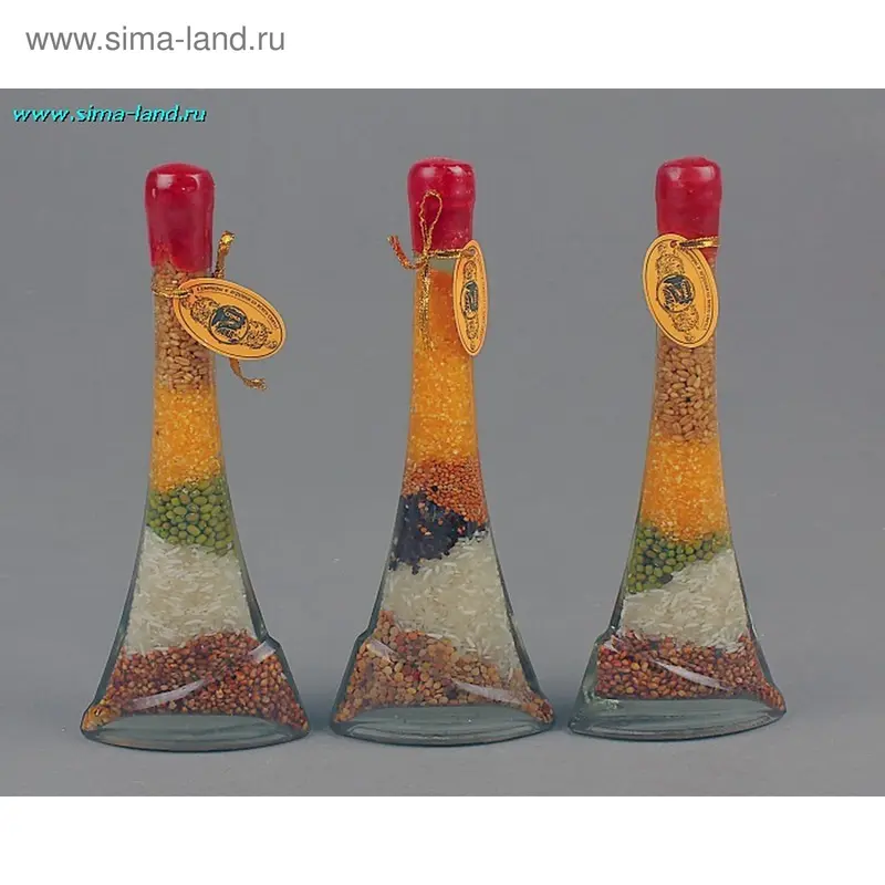 Бутылка декоративная для кухни «Корабль» h=26 см