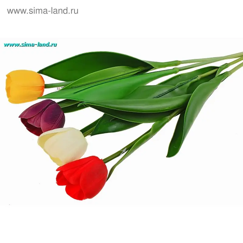 цветы искусственные тюльпан 70 см d-4.h-6