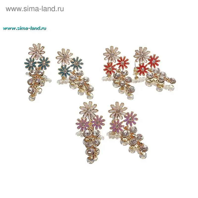 Серьги Настроение «Поляна»