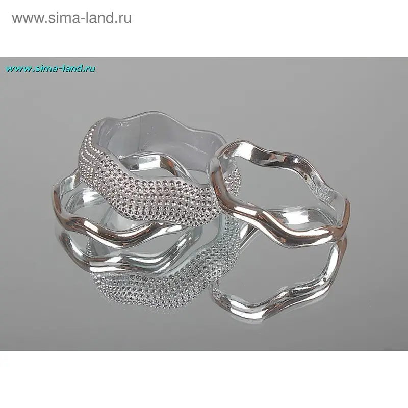 Браслет Галактика, 3 волнистых кольца