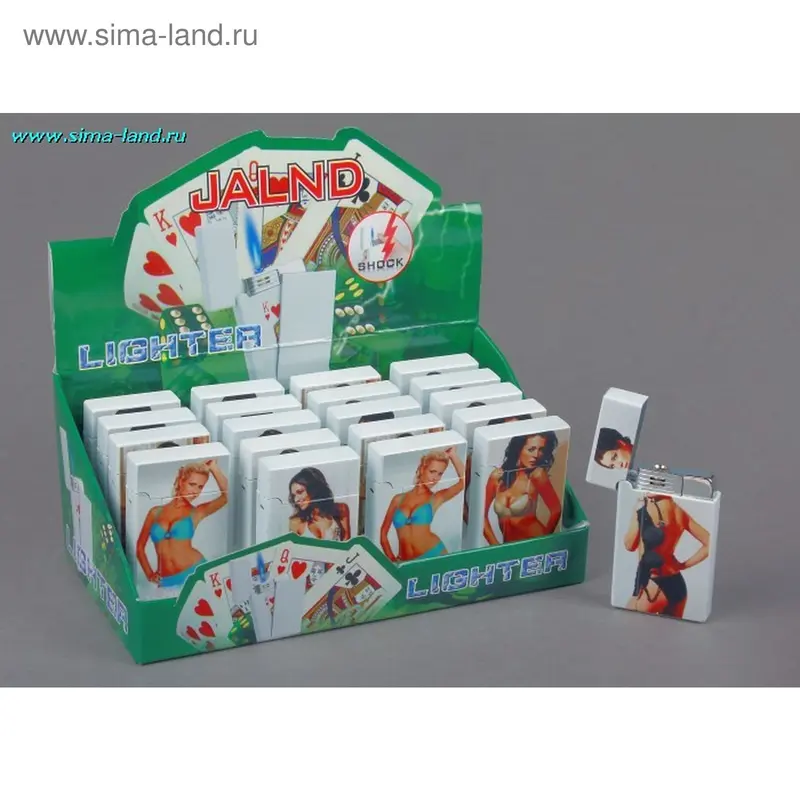 Прикол шокер-зажигалка "Девушка"