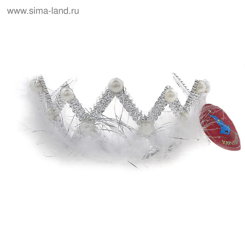 Корона с мехом "Жемчужина"