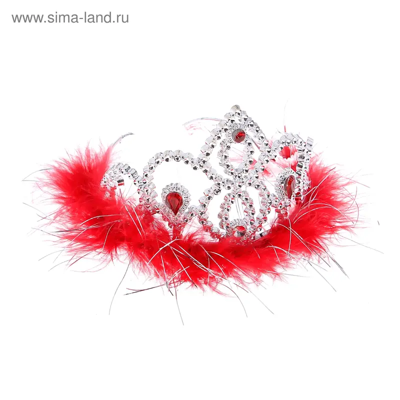 Корона с мехом "Восьмерка", МИКС