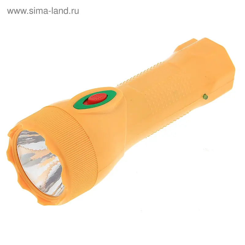 Фонарик 1 диод, 220 V, точки на рукоятке