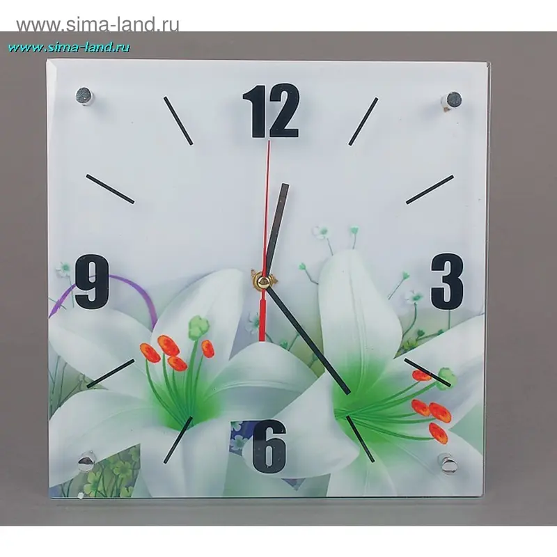 Часы "2 лилии"