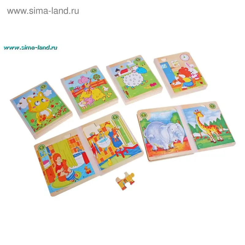 пазл книжка микс