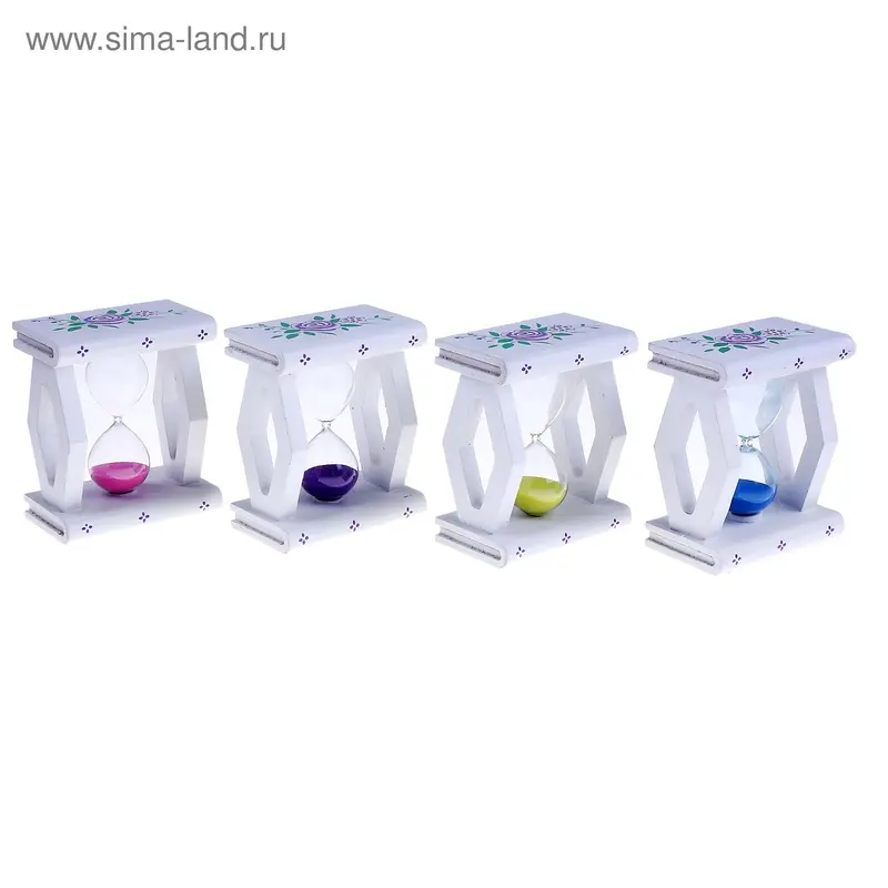 Часы песочные, боковины формы ромб