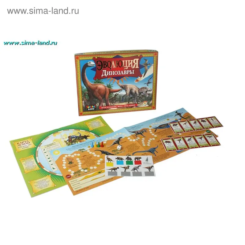 Настольная игра «Эволюция - динозавры»