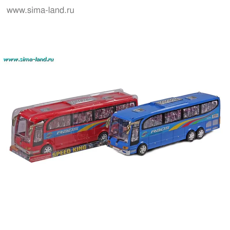 Автобус инерционный, со светом