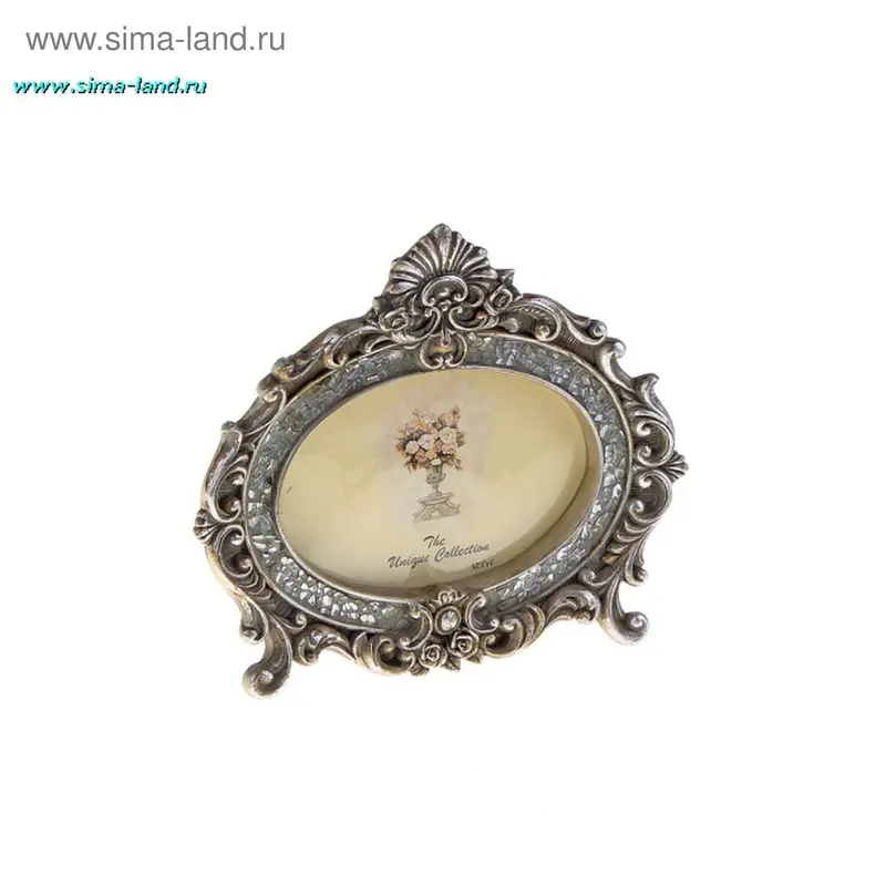 рамка д/фото полистоун Венец 10*15 см (19,5*22 см)