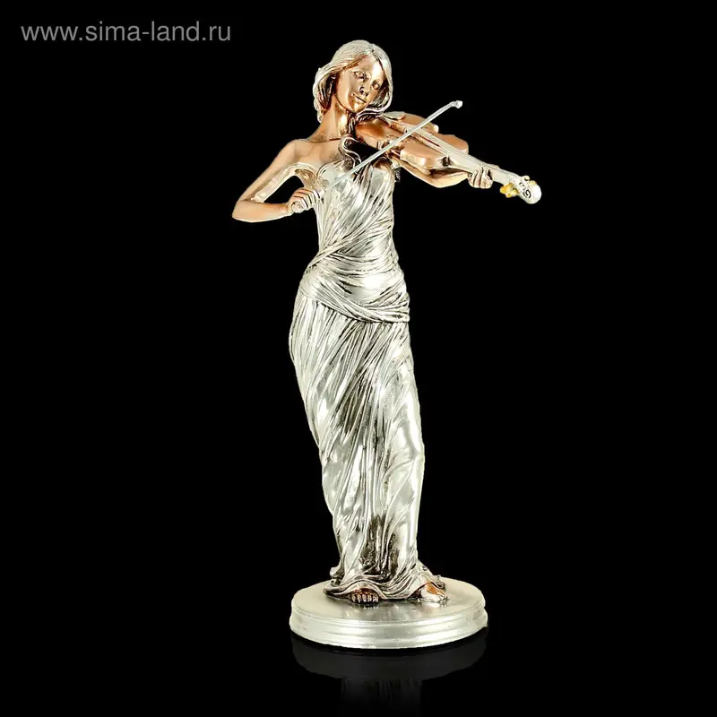 Сувенир "Ванесса" (бронза-серебро) 30,5х14х7,5 см
