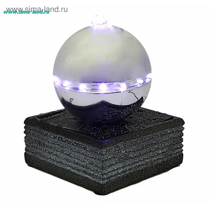 фонтан Бесконечность LED круг на подставке 17*17*20,3 см