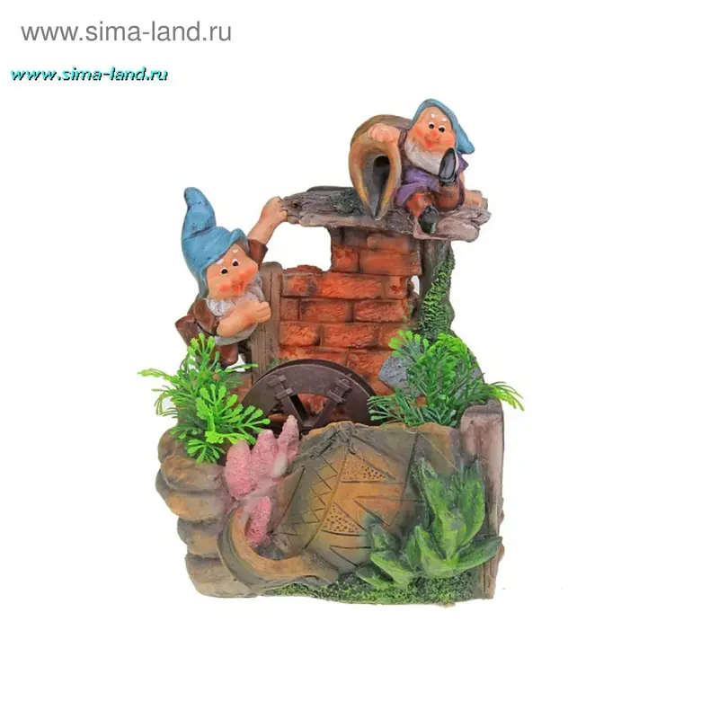 фонтан S гномики 15*17,5*14,5 см