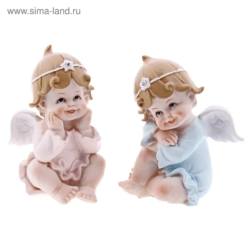 полистоун ангелочек пышечка 8*6*4,5 см