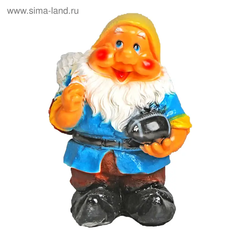 Копилка "Гном с мячами" 37*18*13 см гипс