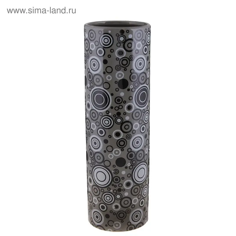 ваза керамика круги кофе 31*10*10 круг