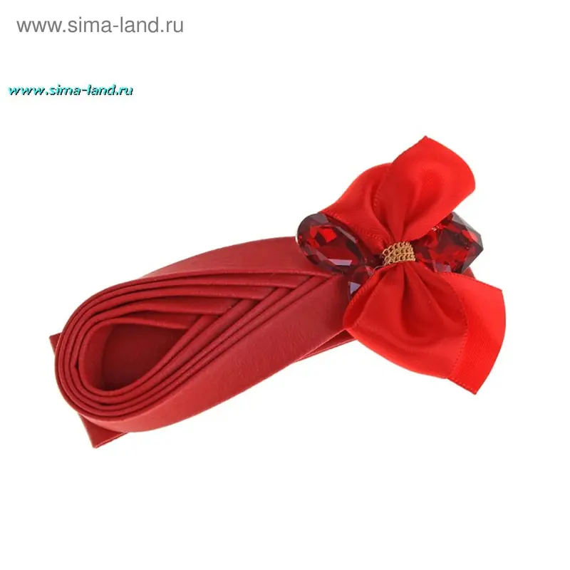 Заколка-автомат для волос HAND MADE декор "Бантик" овал