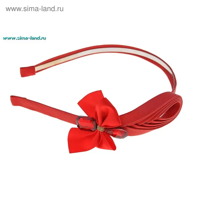 ободок для волос HAND MADE декор бантик овал