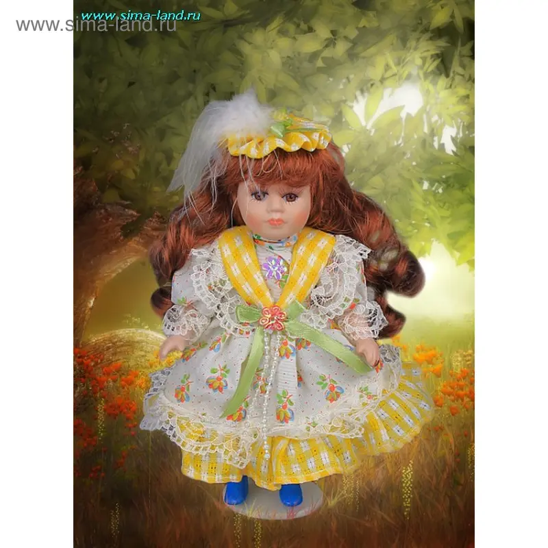 кукла керамика Марина 19 см