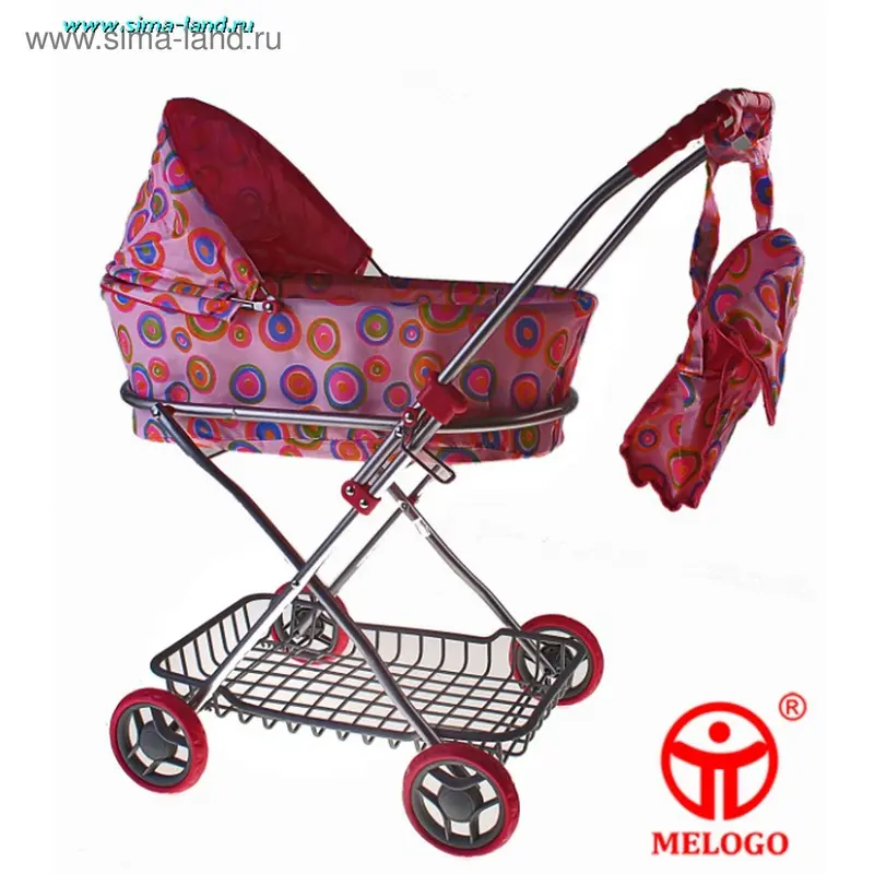 коляска зима (корзина метал, сумка) melobo №9325